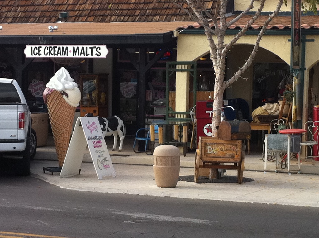 Giant ice cream cone