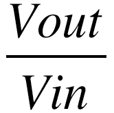 Vout/Vin