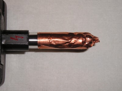 Tip with insulation wrapped in Cu foil