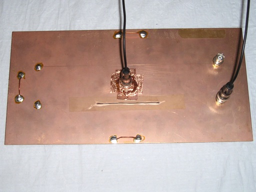 test board with interplane voltage measurment BNC