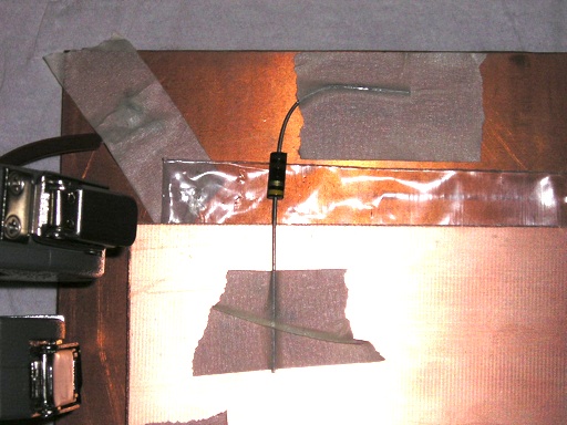 damping resistor near probes