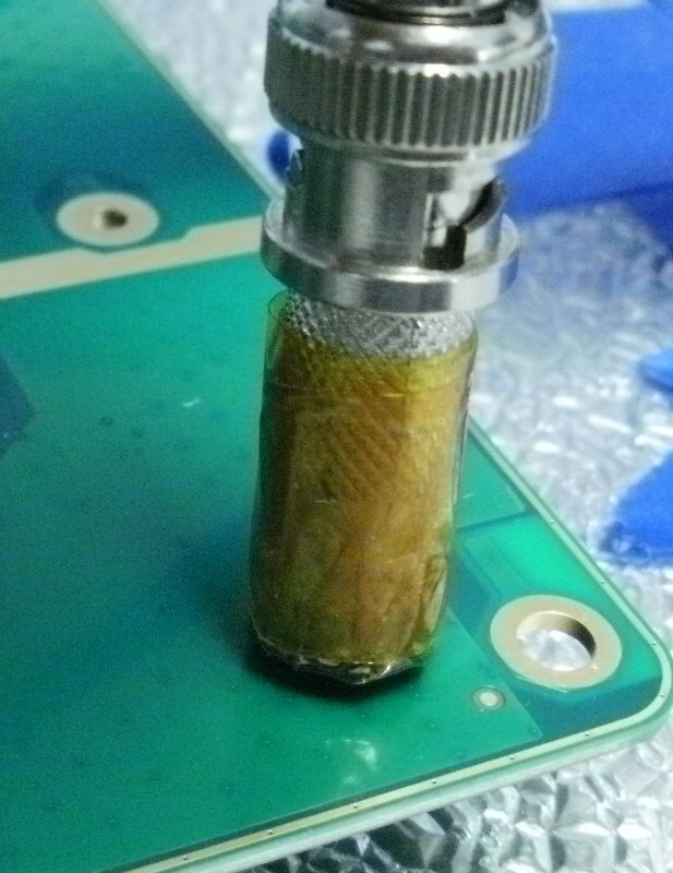 Use of probe on a PCB